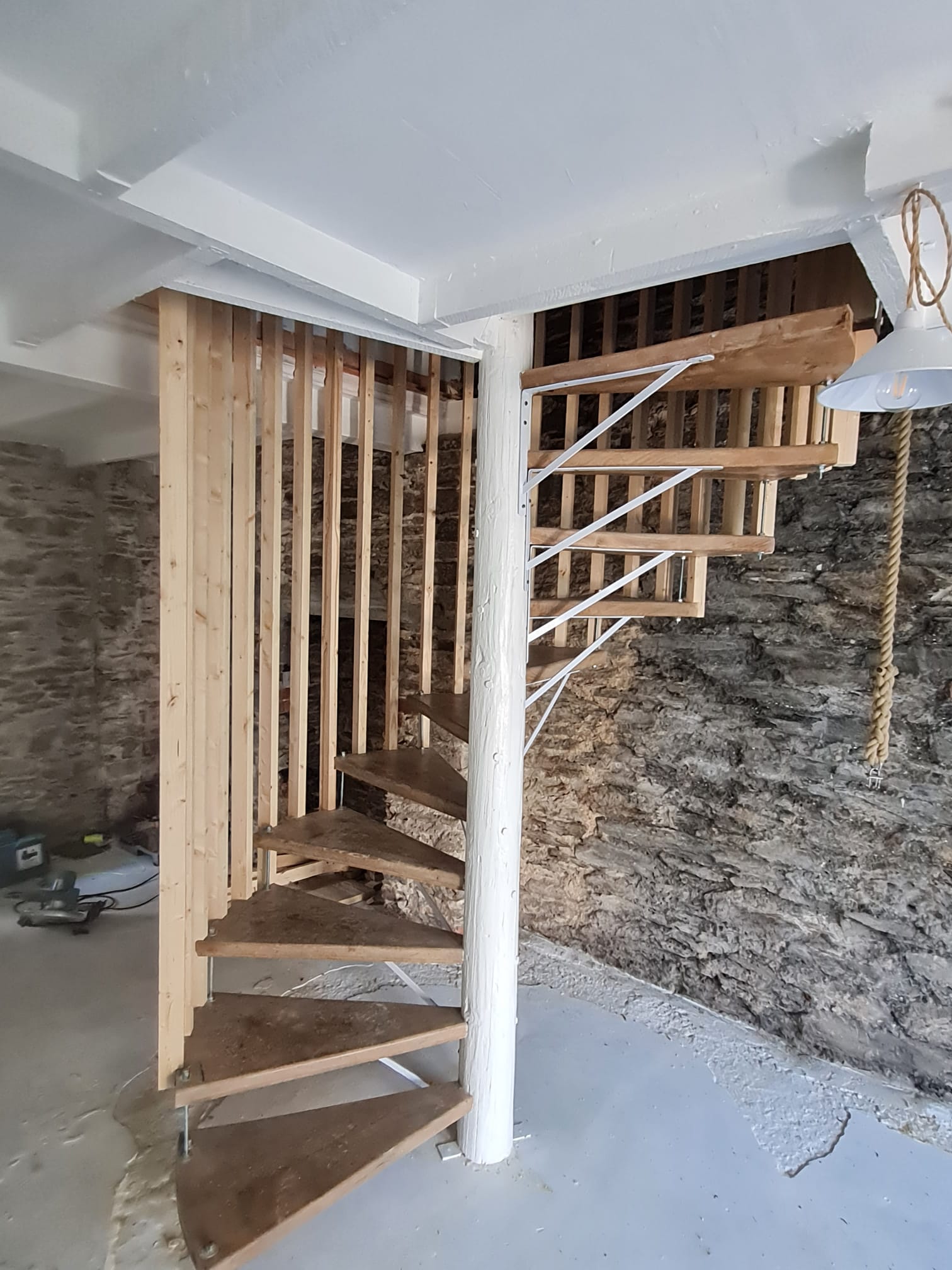 Bespoke staircase carpentry by RPG Carpentry in Cornwall